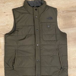 North Face vest, green